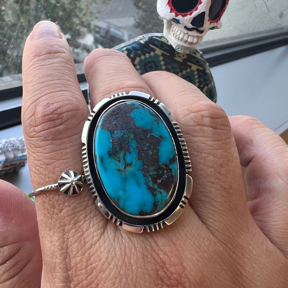 Navajo turquoise ring